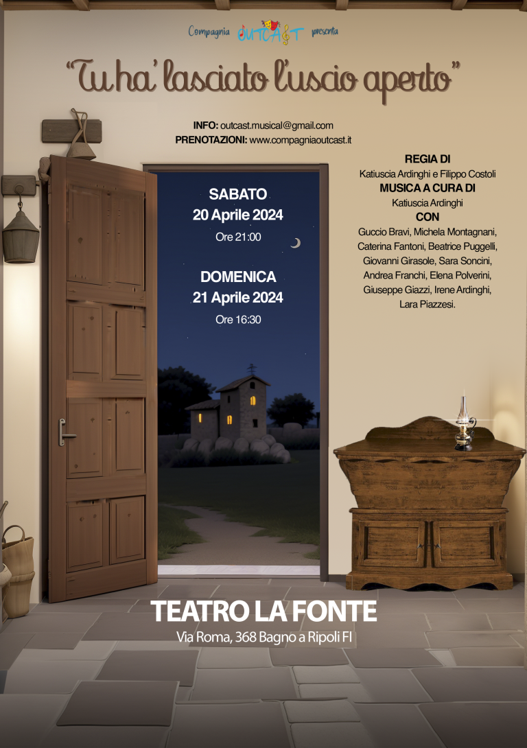 20               APRILE2024                "TU HA' LASCIATO L'USCIO APERTO"